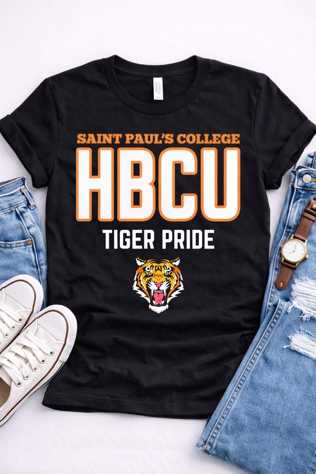 Saint Paul’s College HBCU Tiger Pride T-Shirt