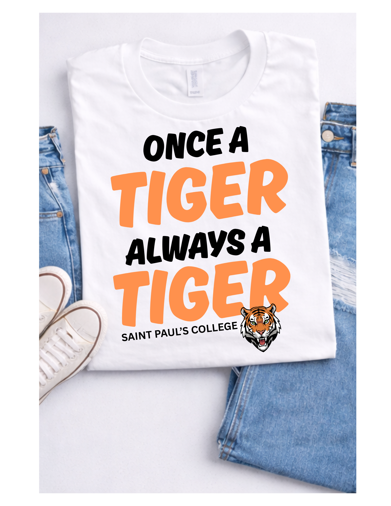 Once a Tiger Always a Tiger – Saint Paul’s College Alumni T-Shirt