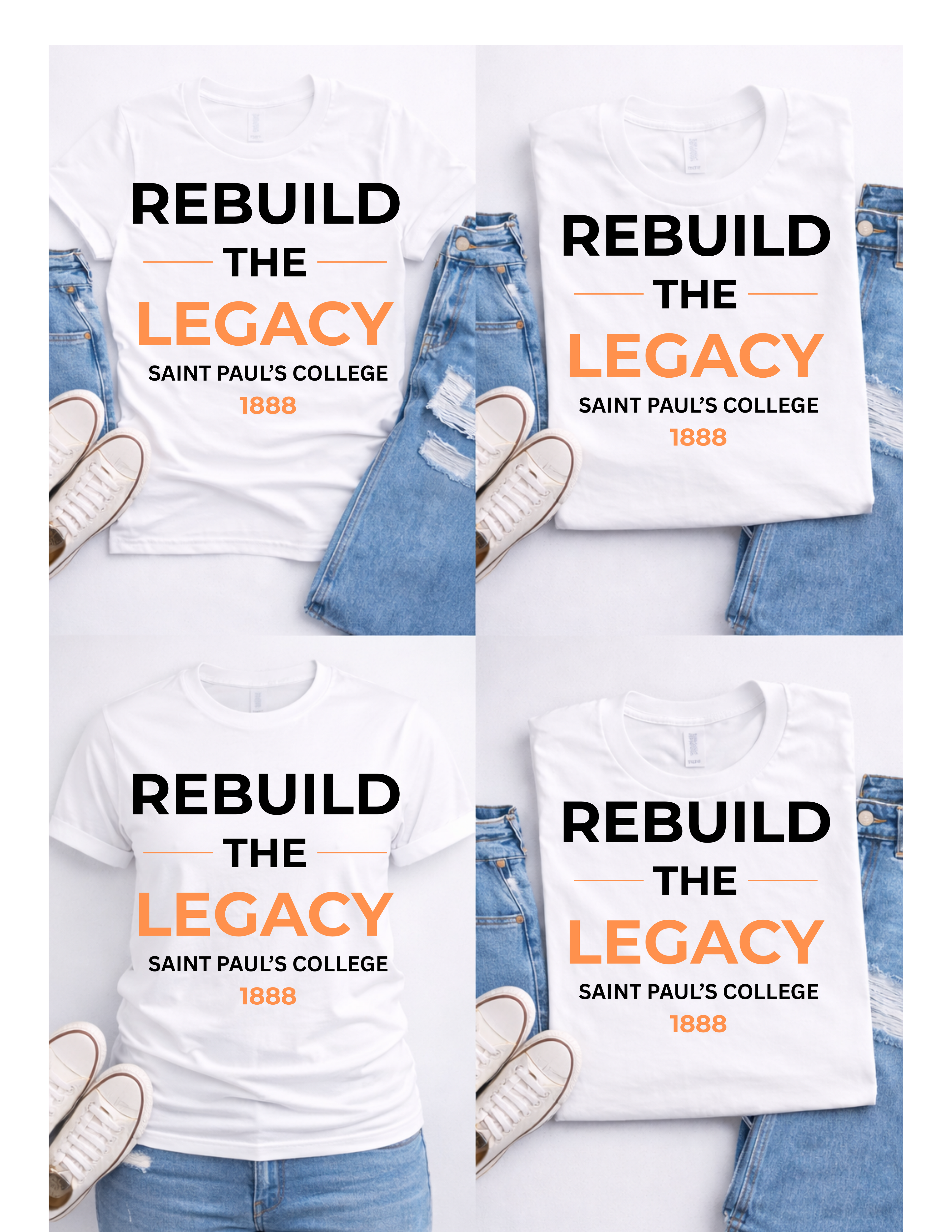 Rebuild the Legacy – Saint Paul’s College Alumni T-Shirt | Est. 1888