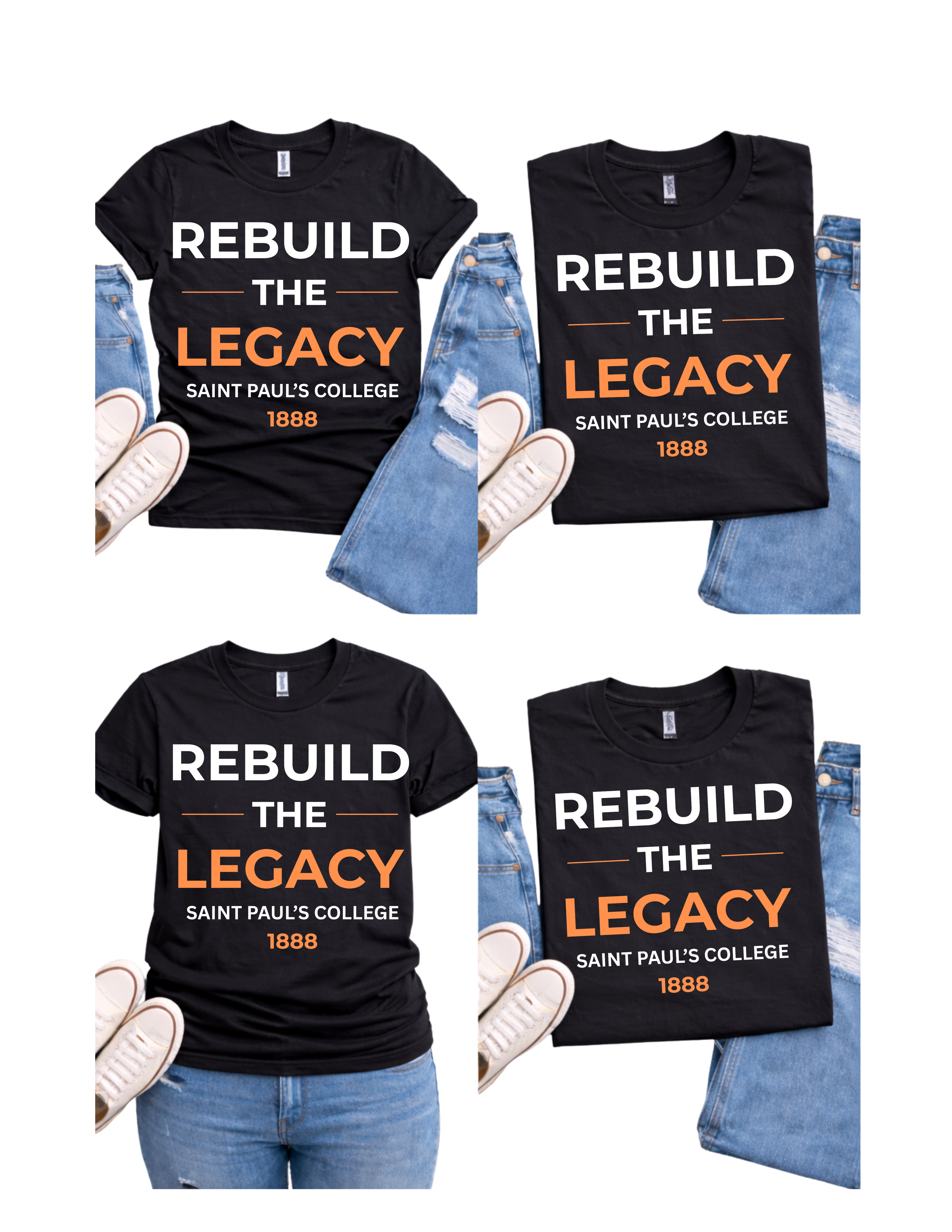 Rebuild the Legacy – Saint Paul’s College Alumni T-Shirt | Est. 1888